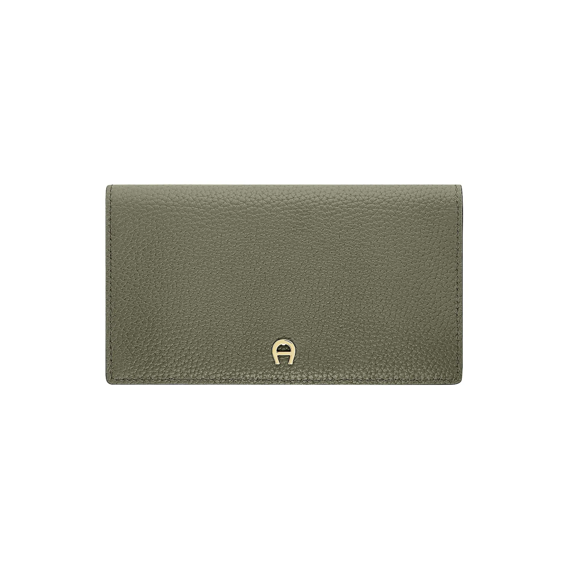 Delia bill and card case, moss green