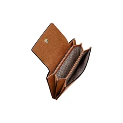 Delia Card case, cognac brown