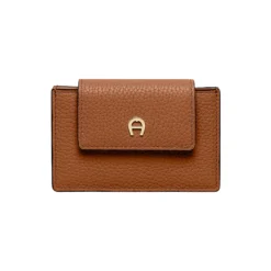 Delia Card case, cognac brown