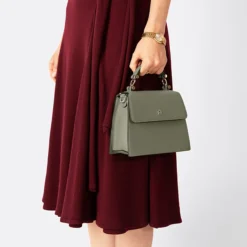 Delia Crossbody Bag M, moss green