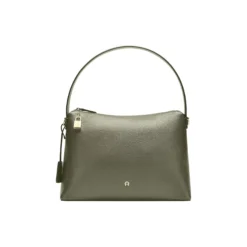 Delia Hobo Bag M, moss green