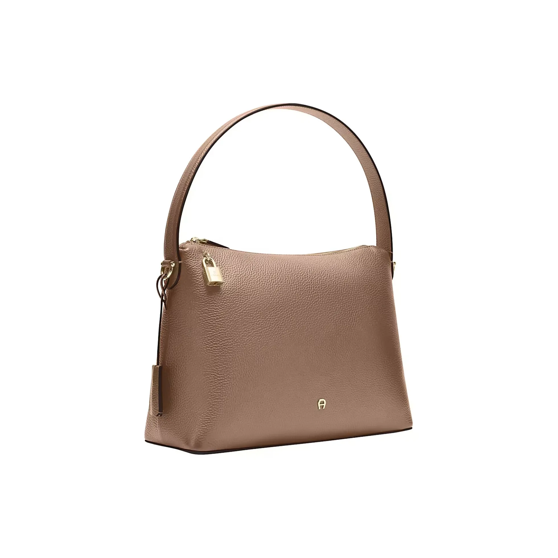 Delia Hobo Bag M, oat beige