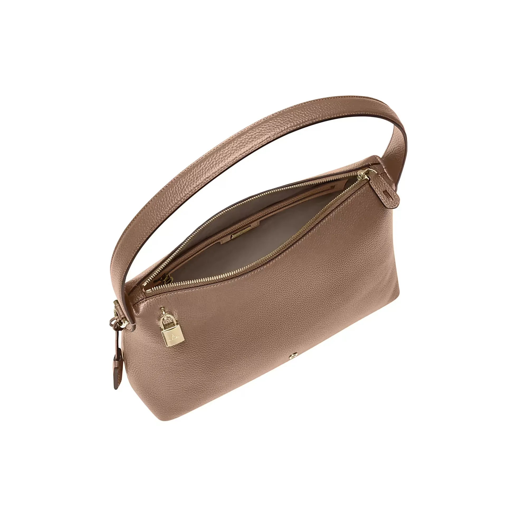 Delia Hobo Bag M, oat beige