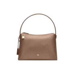 Delia Hobo Bag M, oat beige