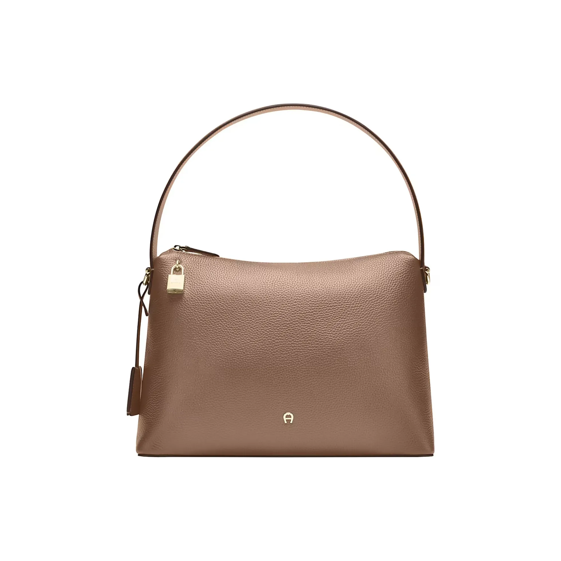 Delia Hobo Bag M, oat beige