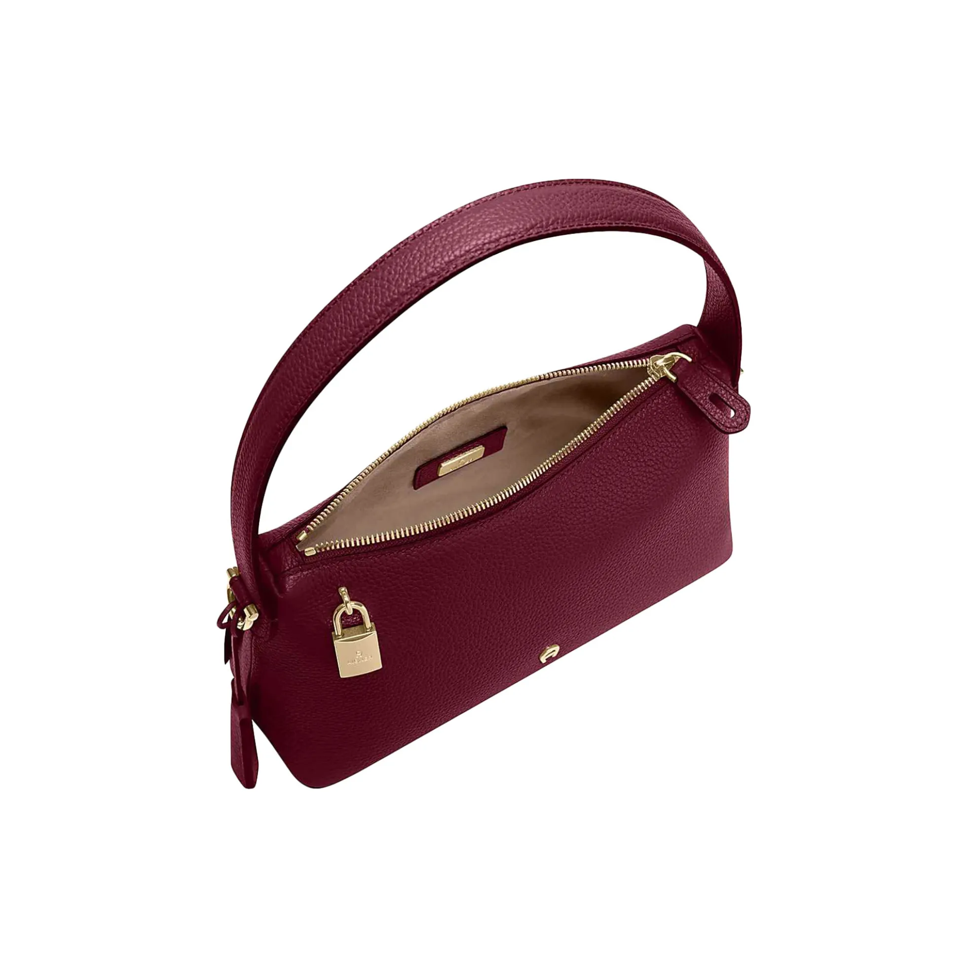 Delia Hobo Bag S, burgundy