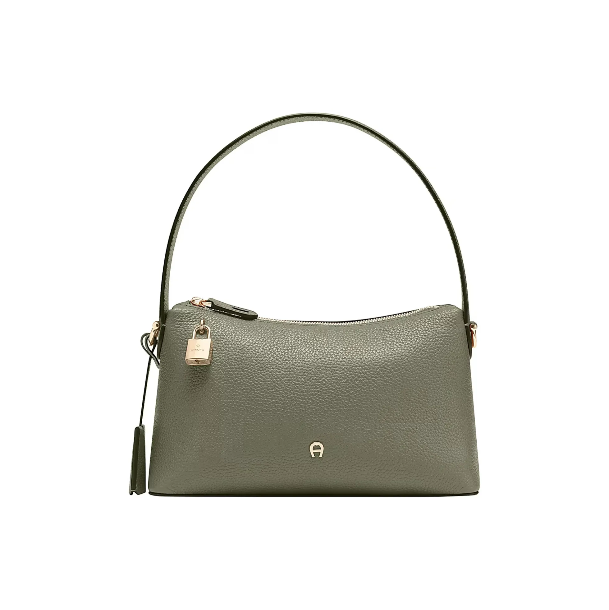 Delia Hobo Bag S, moss green