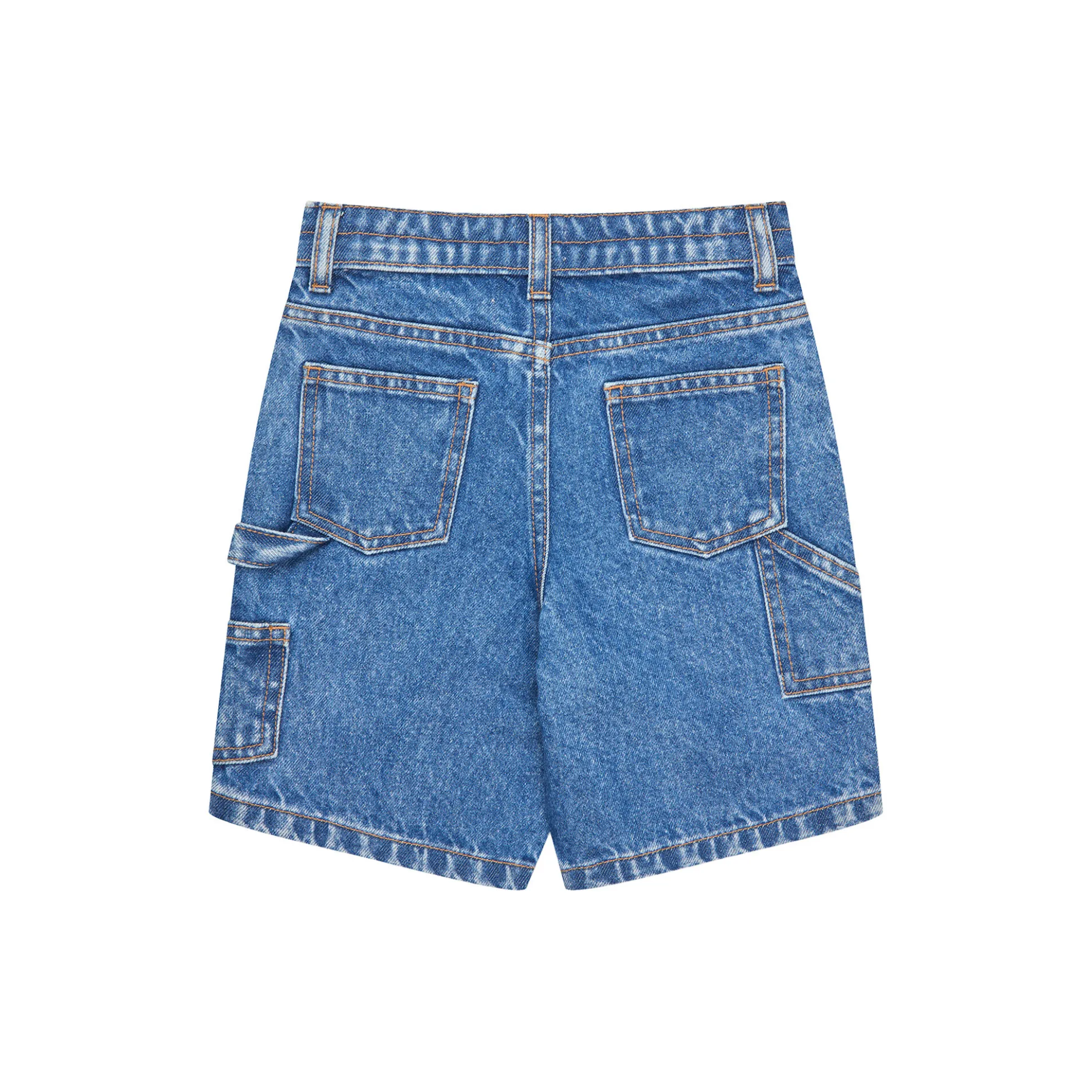 Denim Cargo Shorts