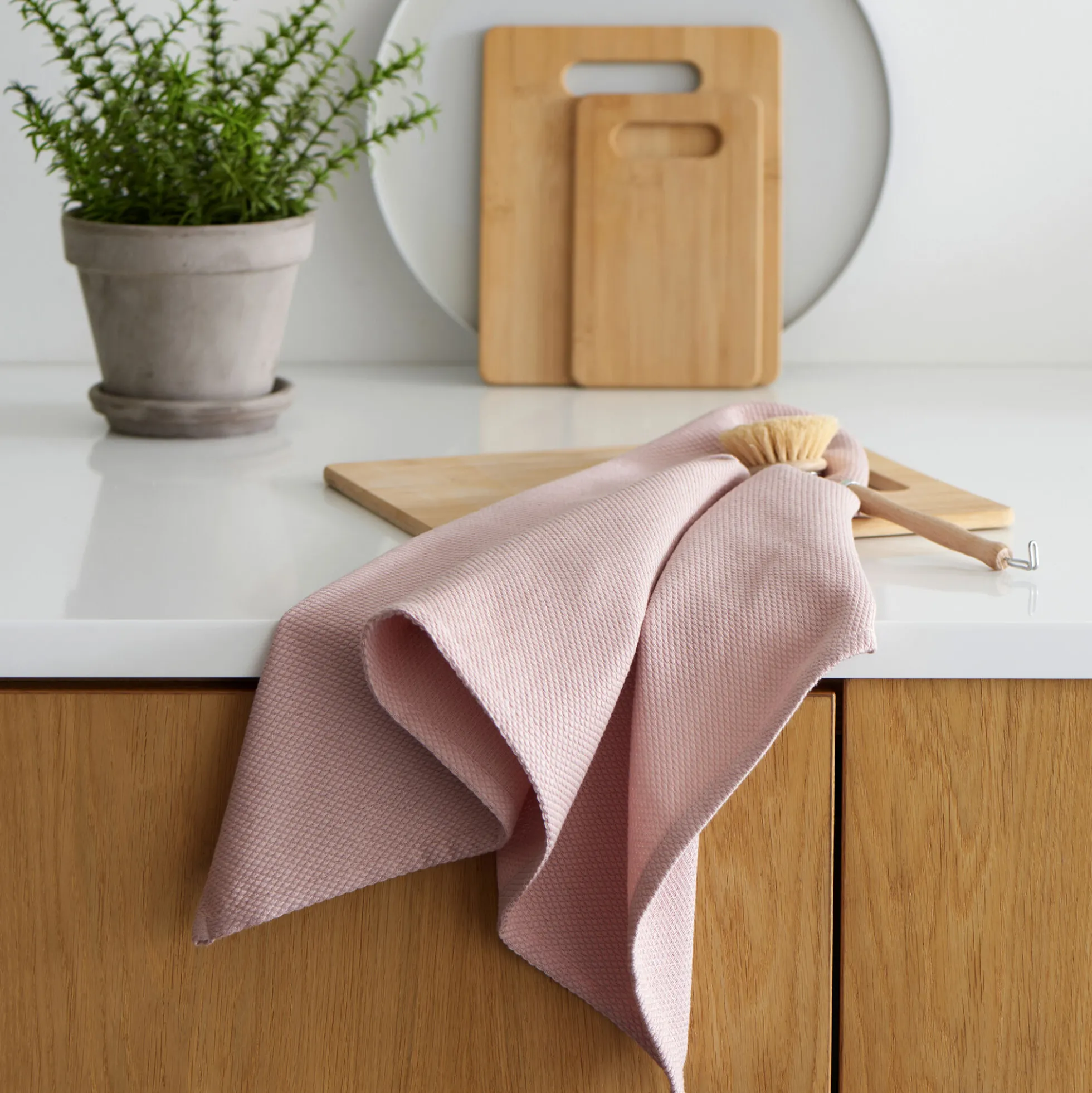 Diamond viskestykke, rose smoke