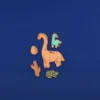 Dinosaur trælegetøj | Brachio