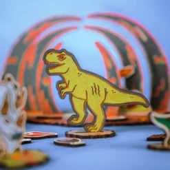 Dinosaur trælegetøj | Kampen i ødemarken