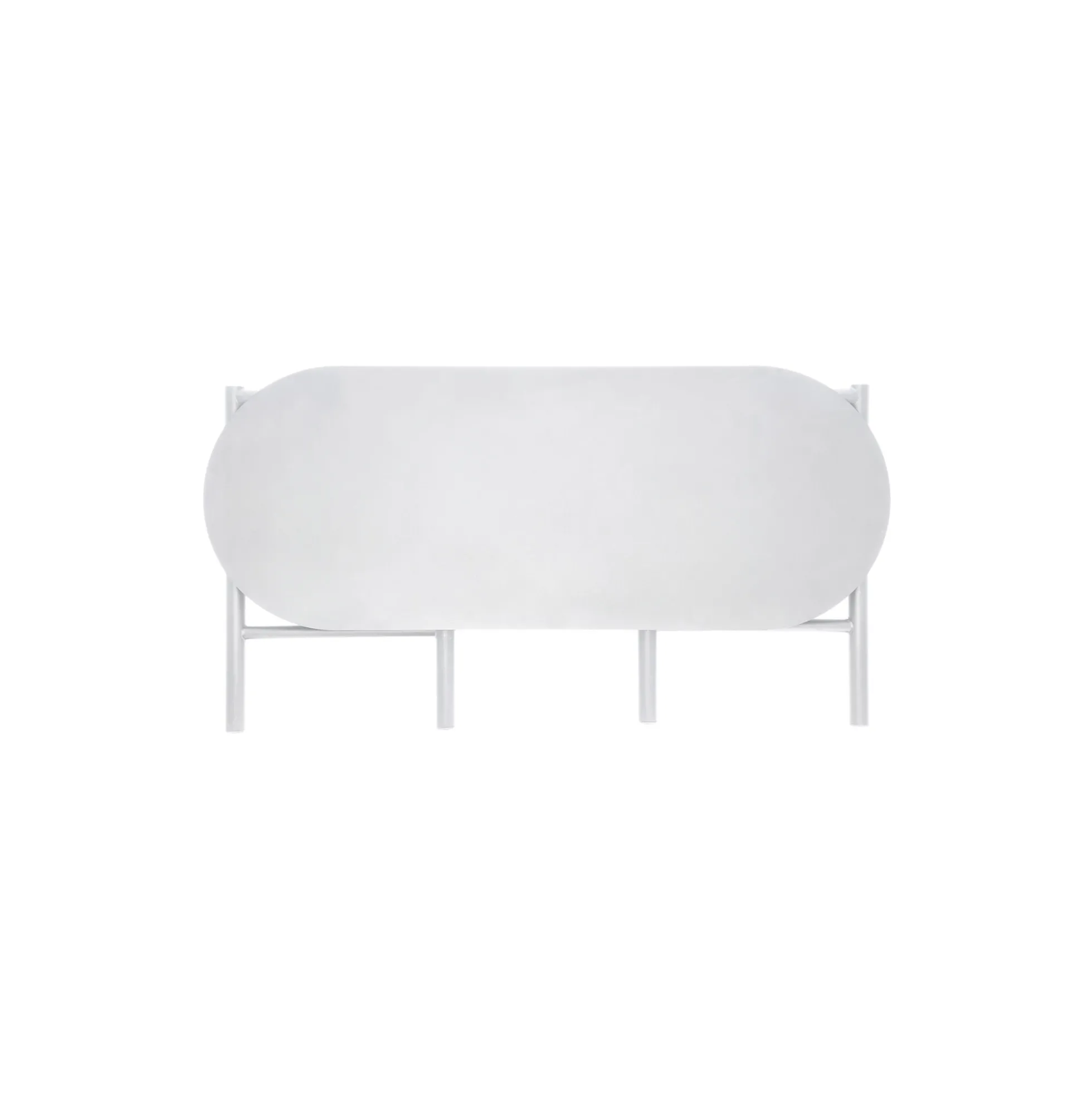 Disc bænk, soft grey