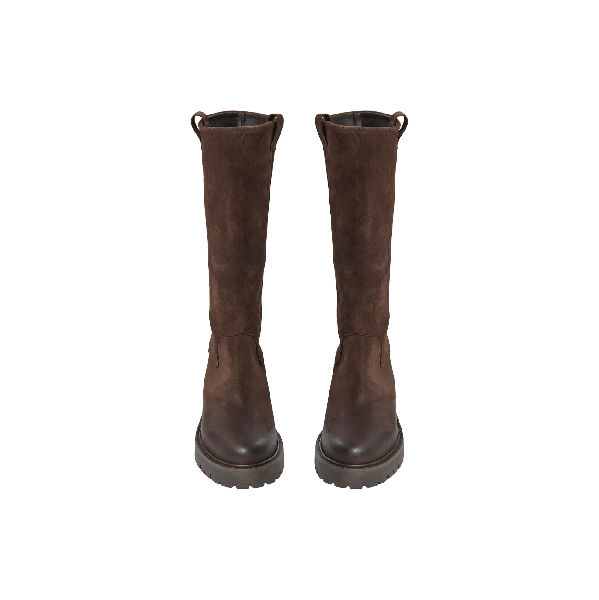DITTESW KNEE HIGH BOOT, dark brown