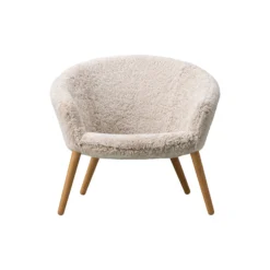 Ditzel loungestol, Moonlight/oiled oak