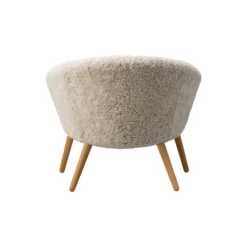 Ditzel loungestol, Moonlight/oiled oak