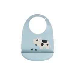Dotti silikone hagesmæk, blue