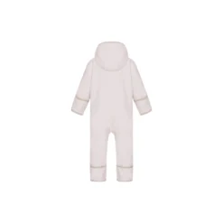 Doubleface Fleece Babysuit, rose powder/kit