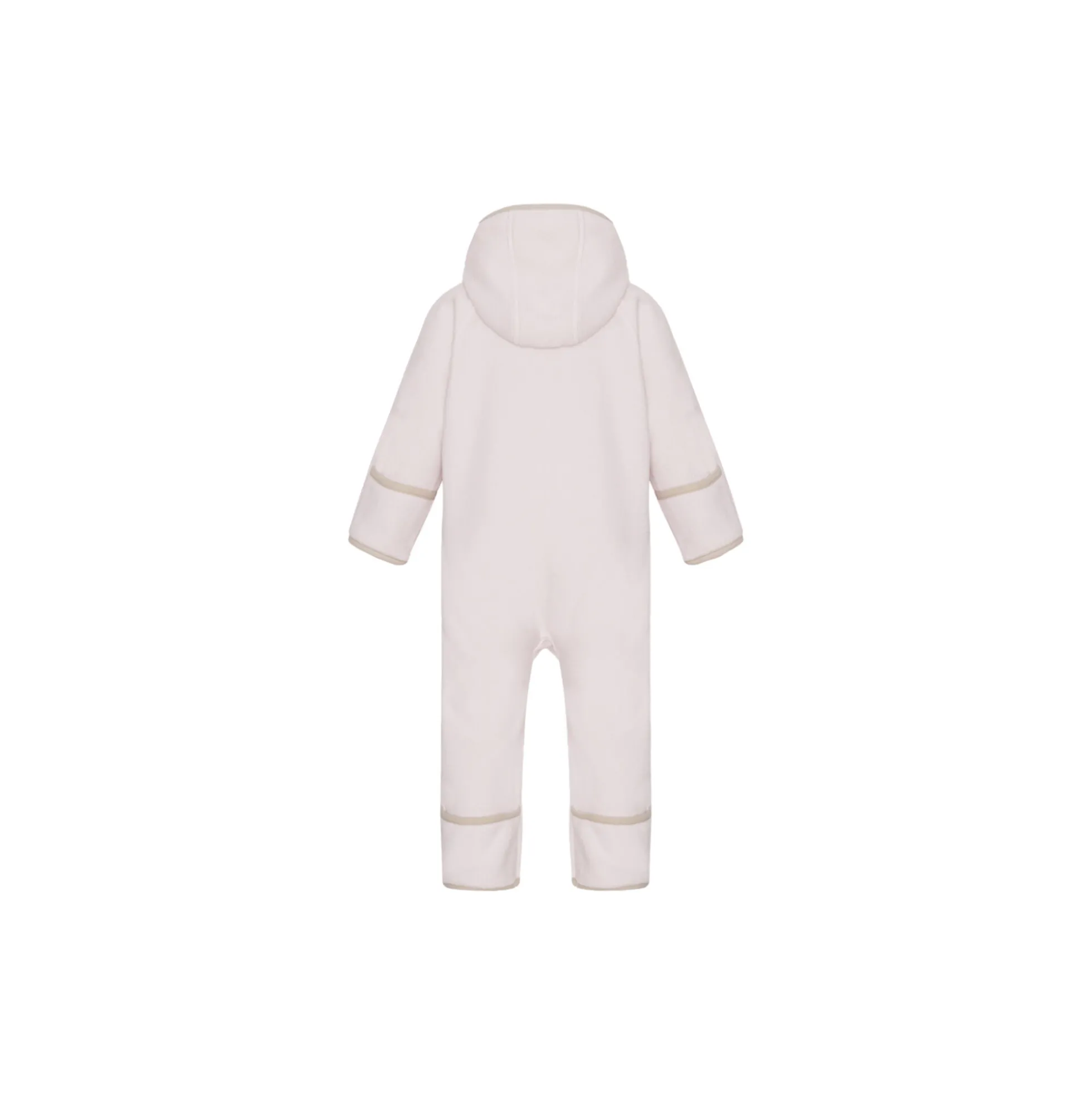 Doubleface Fleece Babysuit, rose powder/kit
