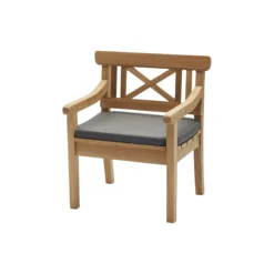 Drachmann Chair Cushion, charcoal