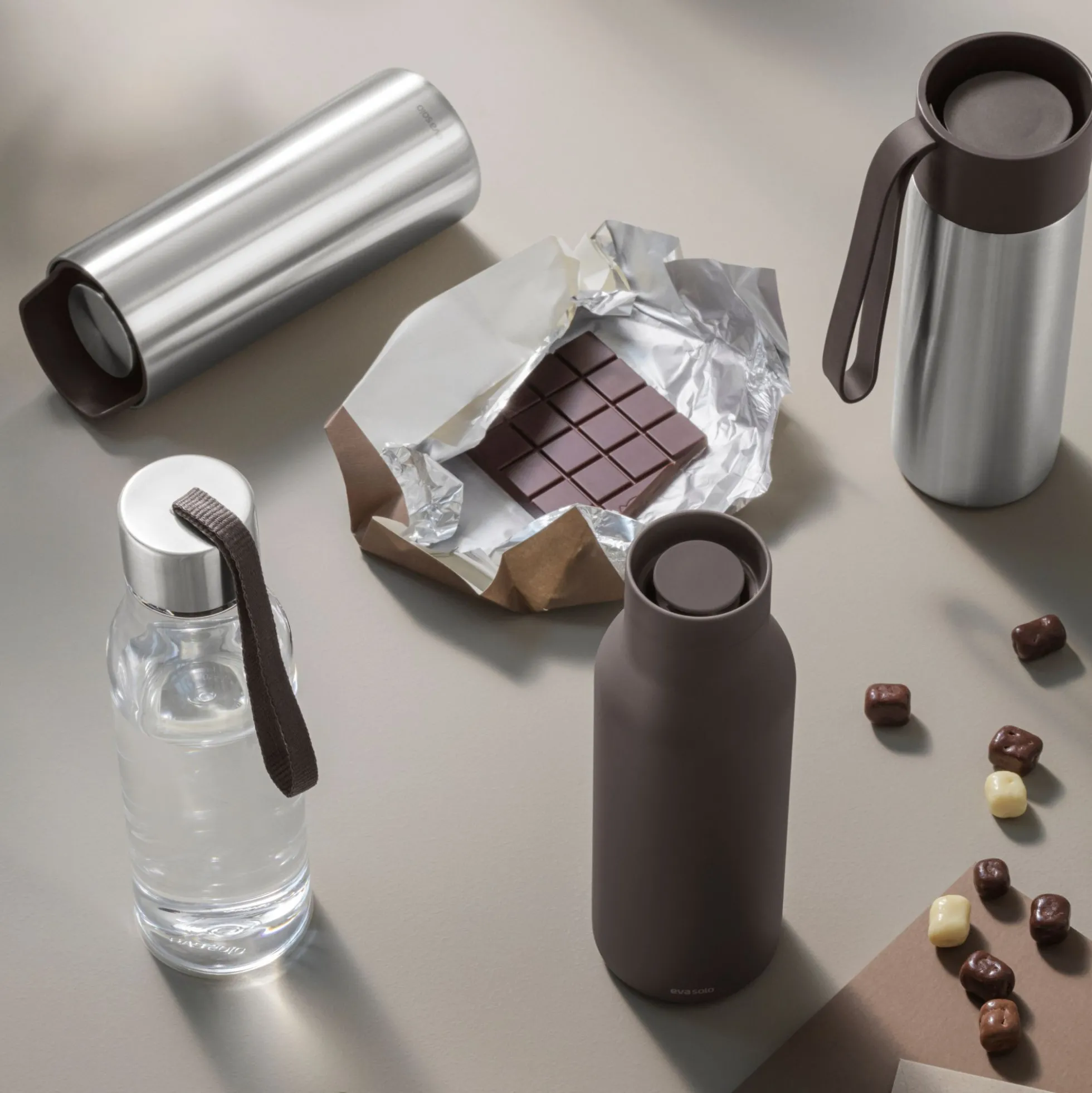 Drikkeflaske, chocolate