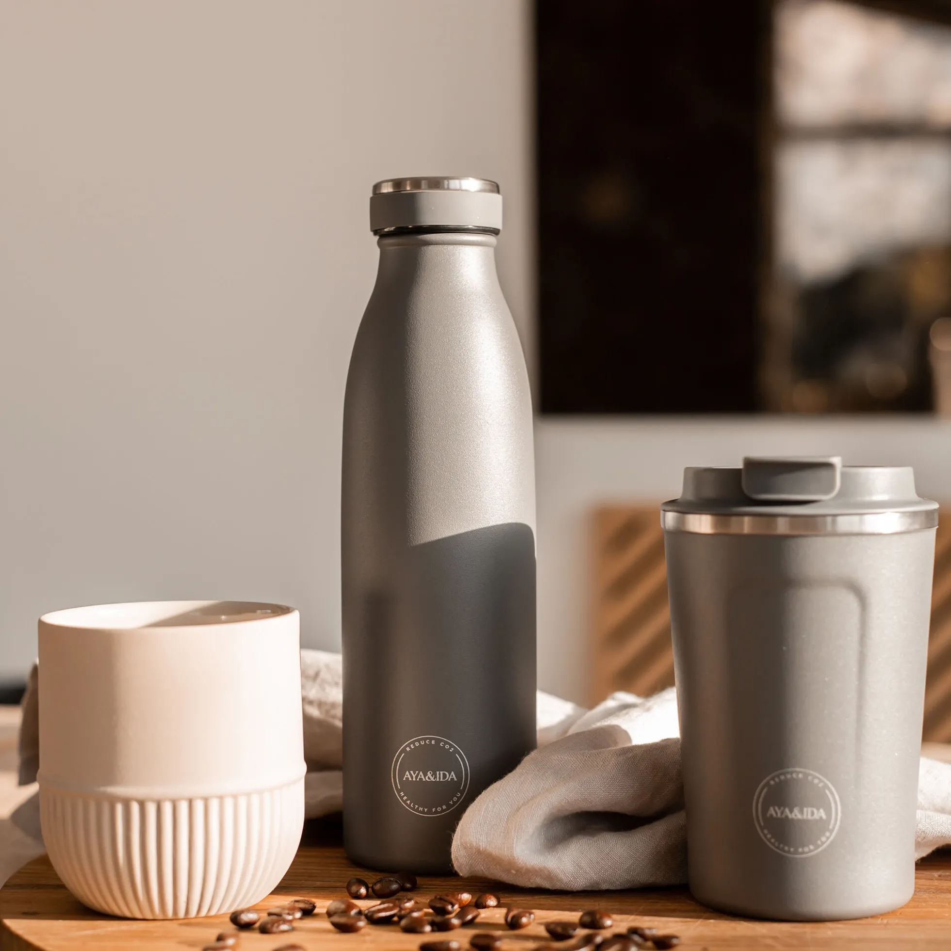 Drikkeflaske, dark grey