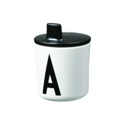 Drikkelåg til Eco A-Z børnekopper, black