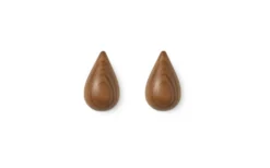 Dropit knage 2 stk., walnut