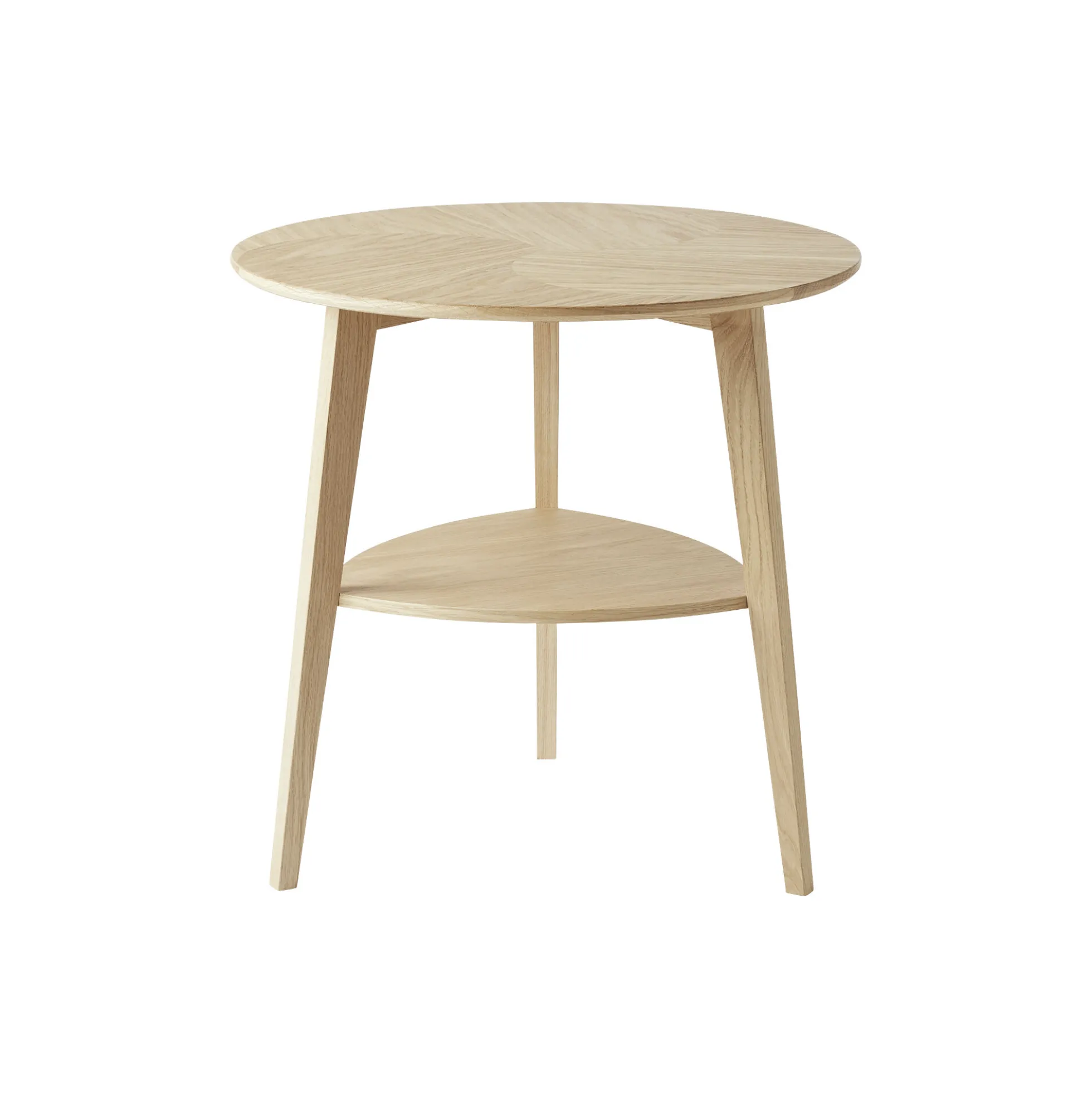 Drops Table, hvidolieret eg