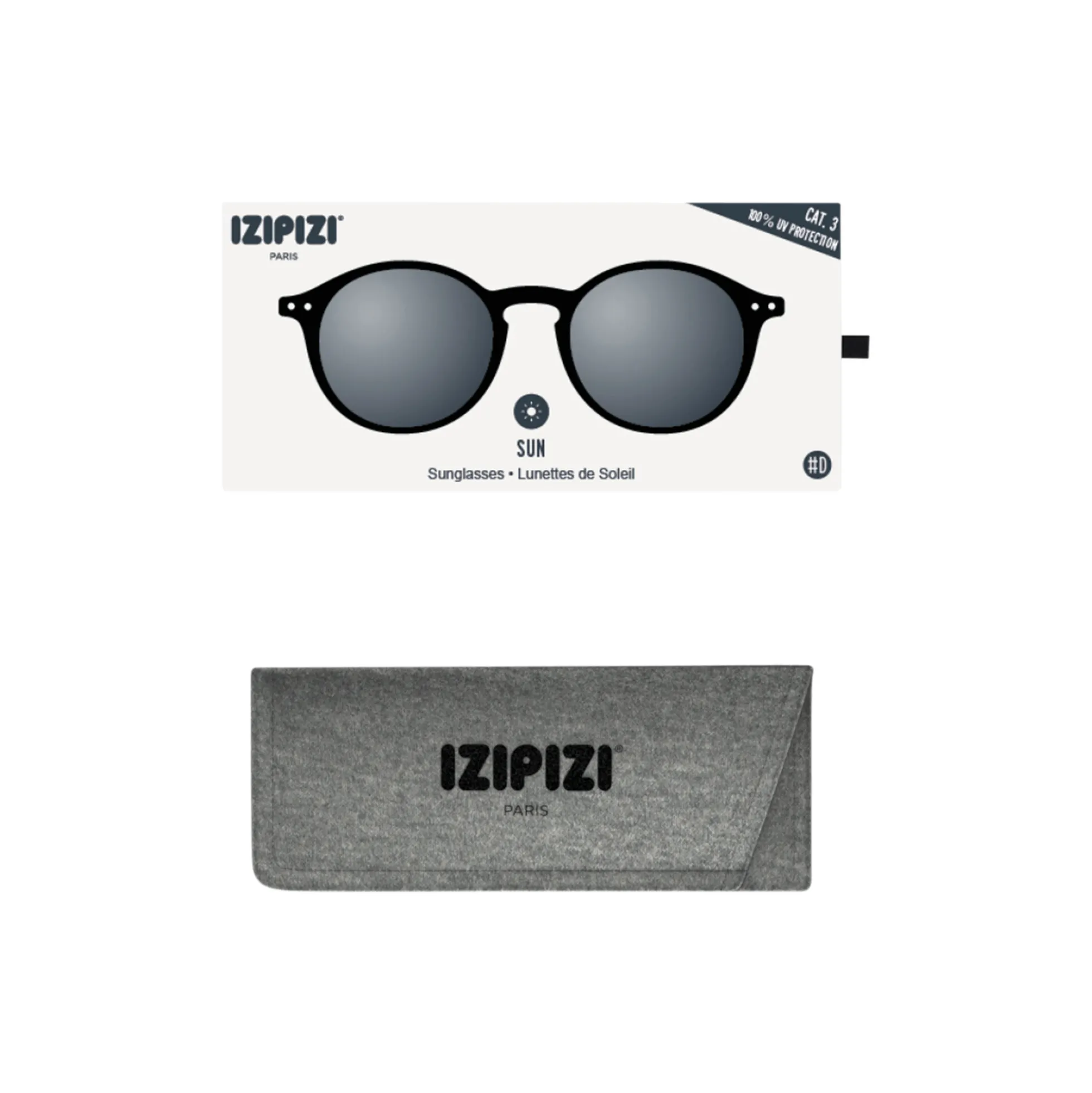 #D SUN solbriller, black