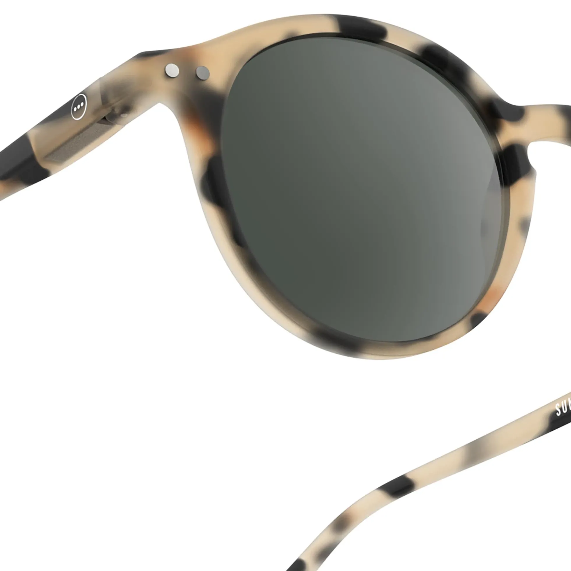 #D SUN solbriller, light tortoise