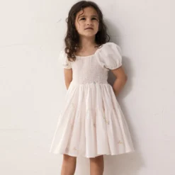 Dyman Dress, summer embroidery