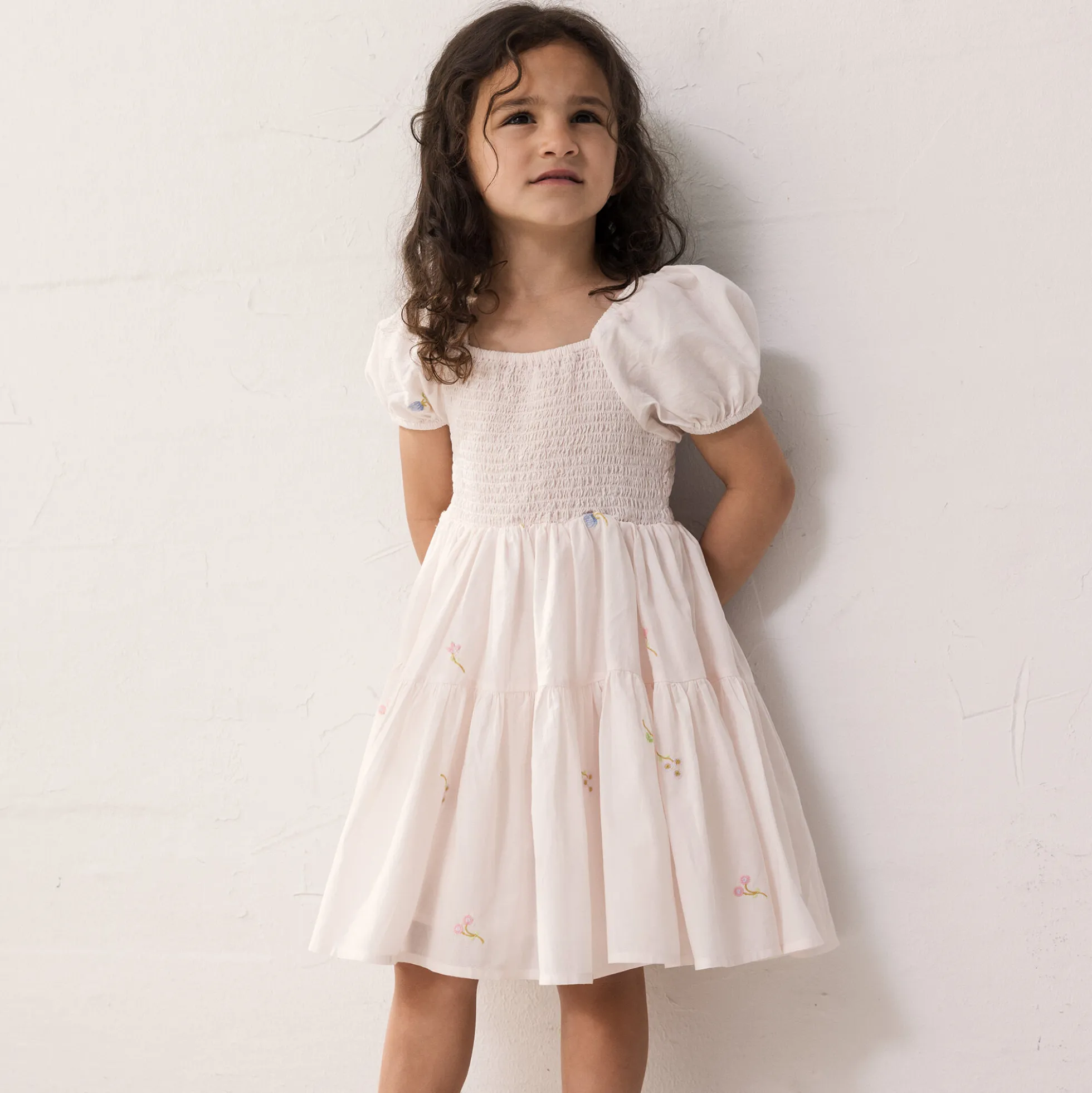 Dyman Dress, summer embroidery