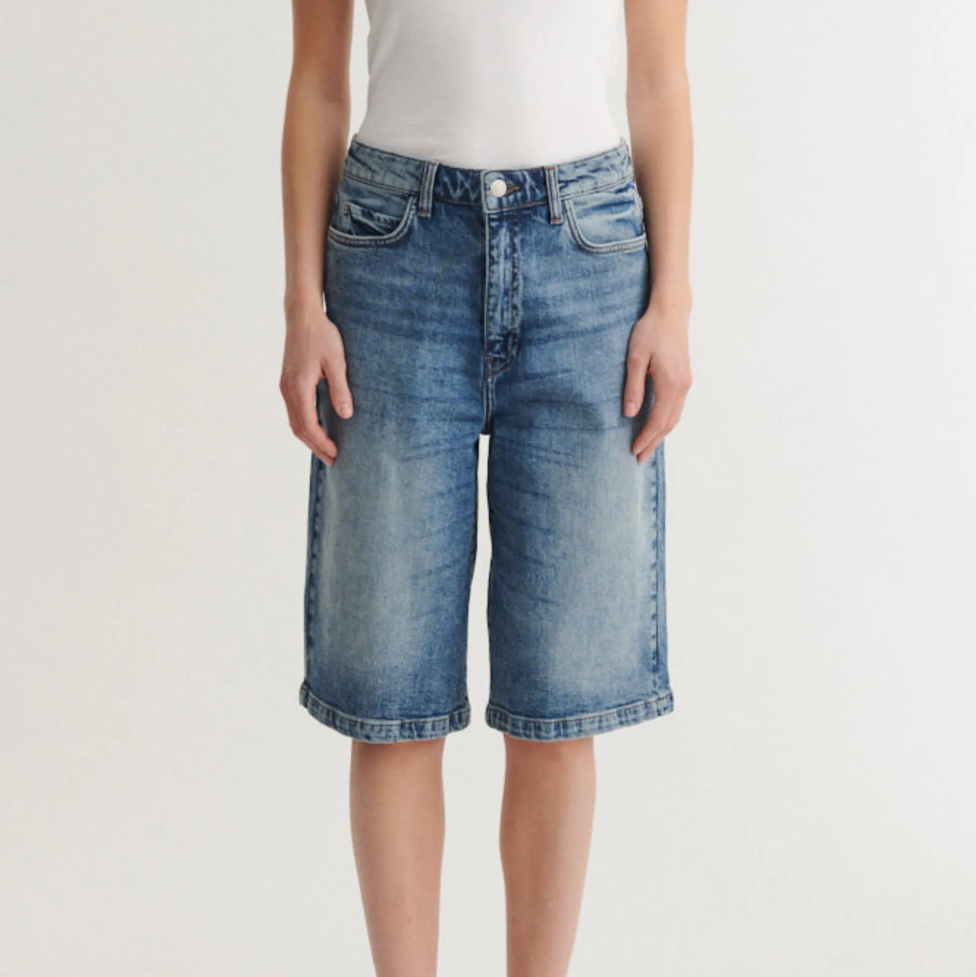 Ea Stone W. Shorts, stone washed denim