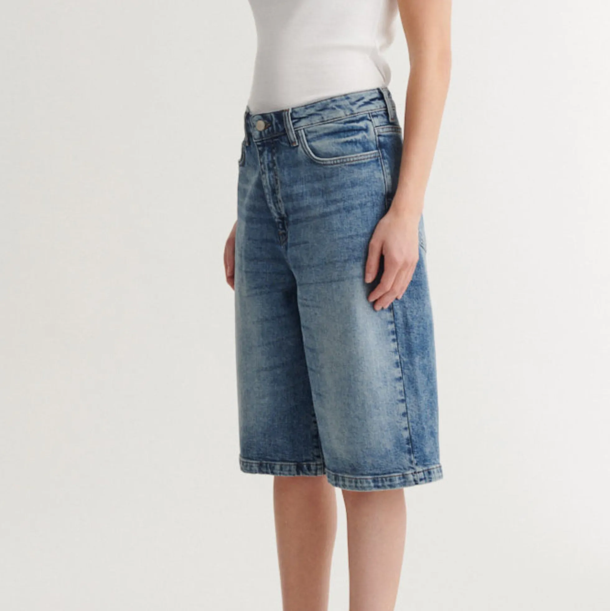 Ea Stone W. Shorts, stone washed denim