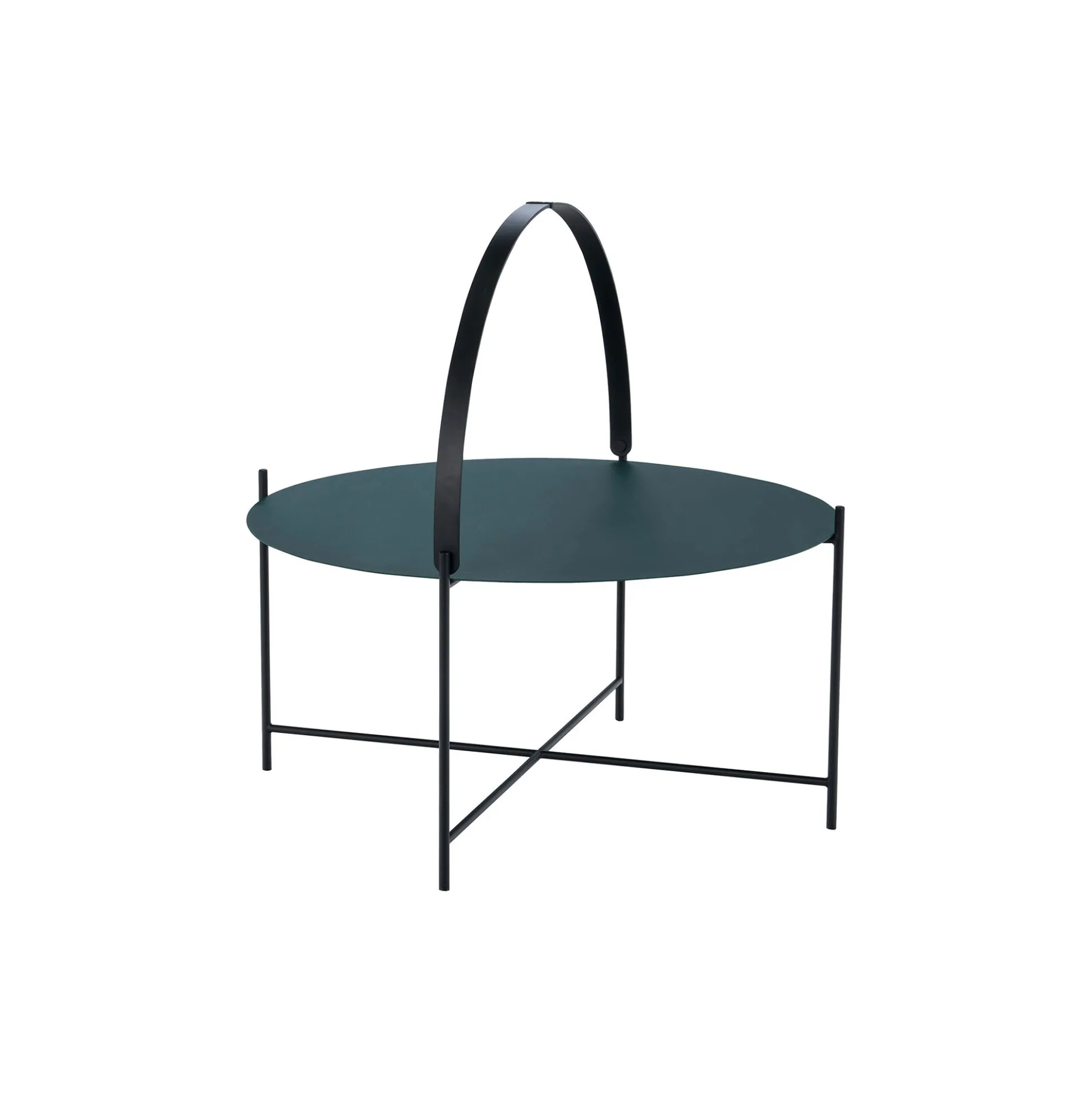 EDGE bakkebord, pine green/black