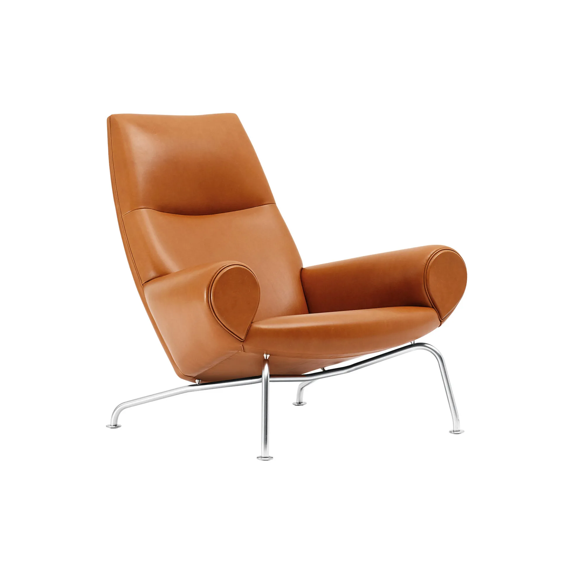 EJ 101-P Queen lænestol, cognac