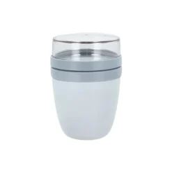 Ellipse frokostbæger, nordic blue