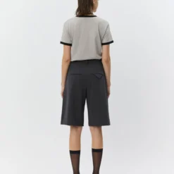 ElsaSW Bermuda Suiting Shorts, dark grey