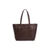 EmberMBG Shopper Soft Vintage, chocolate brown w/br. gold