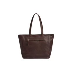 EmberMBG Shopper Soft Vintage, chocolate brown w/br. gold
