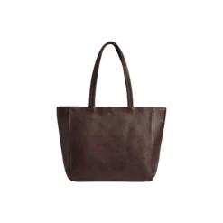 EmberMBG Shopper Soft Vintage, chocolate brown w/br. gold