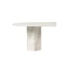 Epic Elliptical Dining Table, neutral white