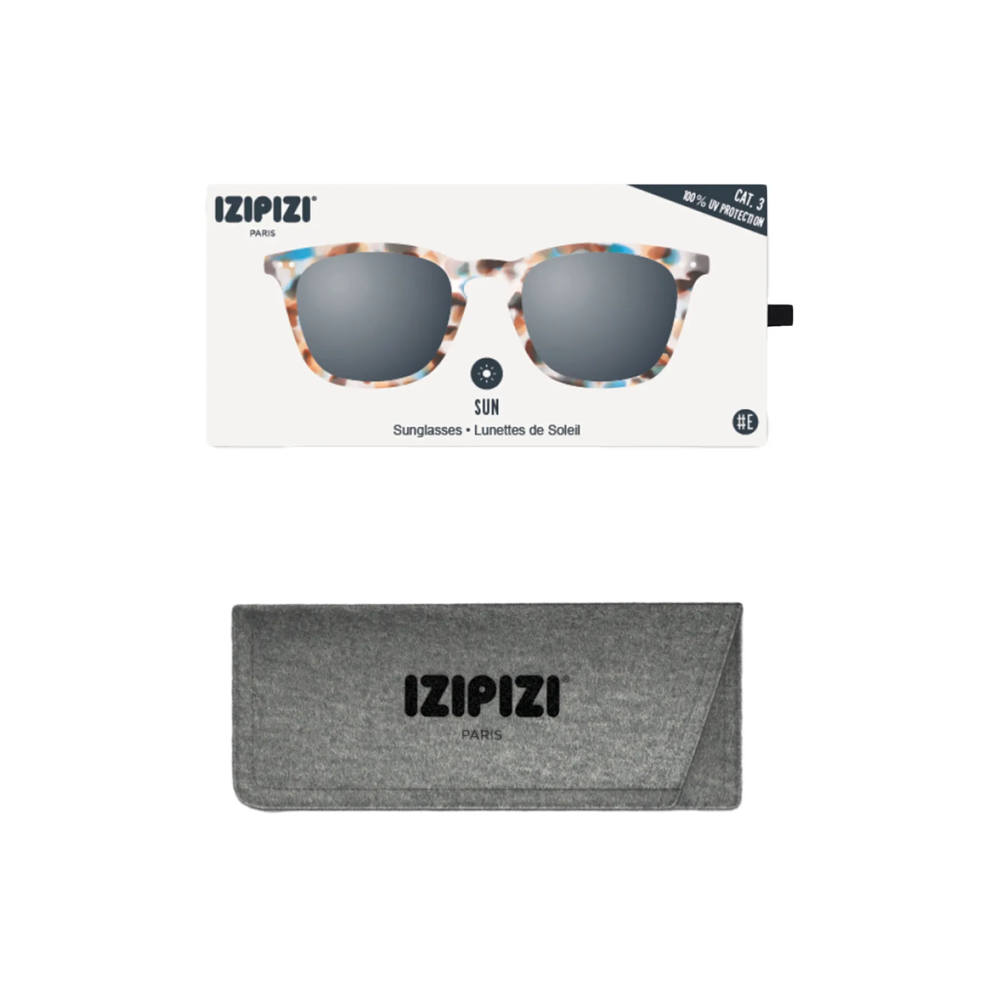 #E SUN solbriller, blue tortoise