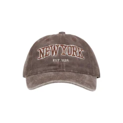 Everyday New York Cap, washed brown