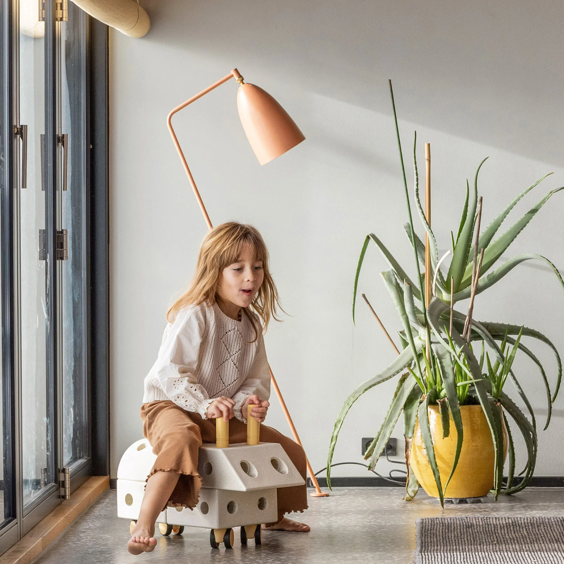 Explorer sæt, sand grey/honey yellow
