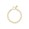 EYELET multi-ring chain bangle