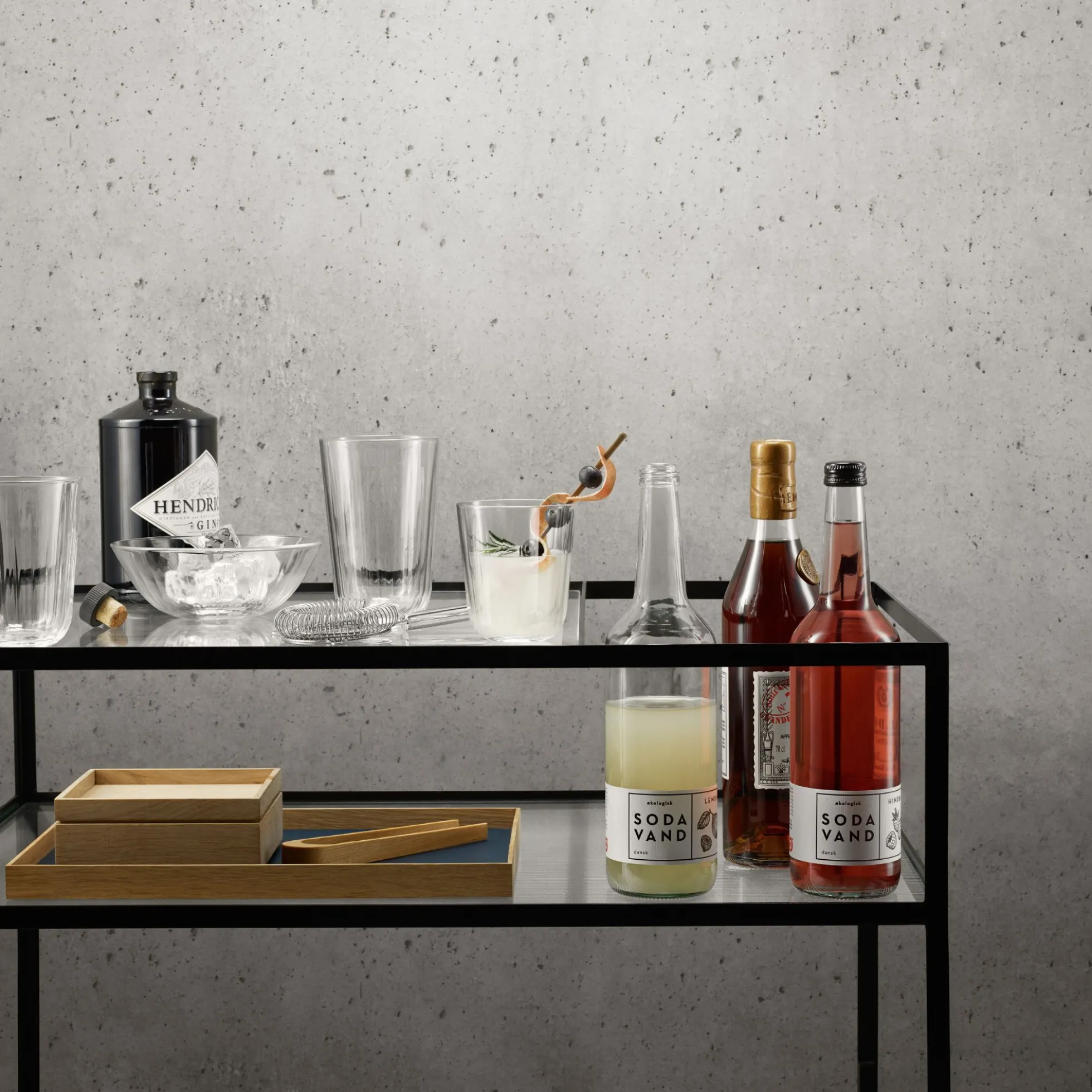 Facet drikkeglas 6 stk.