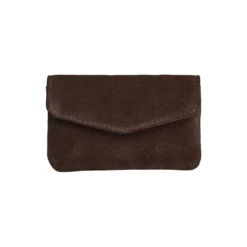 FaithMBG Coin Purse Suede, dark brown