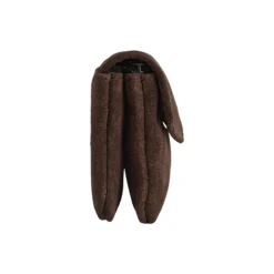 FaithMBG Coin Purse Suede, dark brown