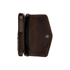 FaithMBG Coin Purse Weave, dark brown